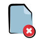 Delete File icon