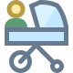 Kinderwagen icon