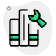 Service and fixing manual isolated on a white background icon