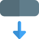 Bottom direction adjustment-setting adjust layout paragraph -edit position icon