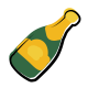 Bouteille de champagne icon