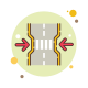 Расширение тротуара icon