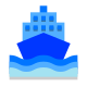 Wassertransportweg icon