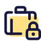 Gepäck verriegeln icon