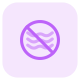 No swimming due to coronavirus pandemic situation icon