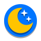 Luna brillante icon