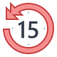 Torna 15 secondi indietro icon