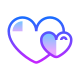 Dos corazones icon