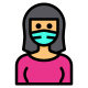 Woman in Mask icon