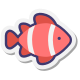 Poisson clown icon