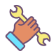 Ganze Hand icon