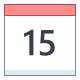 Calendrier 15 icon