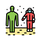 Alien and Astronaut icon