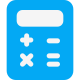 Basic calculator for accounting purpose and other use icon