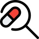 Finding a prescription drug capsule in a database icon