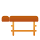 Table de massage en bois icon