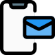 Mobile email notification icon