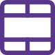 Blank cell spread-sheet cell section interface key icon