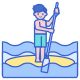 Standup Paddleboarding icon