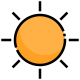 Sun icon