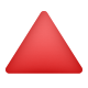 Красный треугольник вверх icon