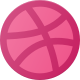 Dribbble Logo icon