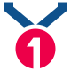 Medalha de primeiro lugar icon