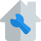 House maintenance and repair isolated on a white background icon