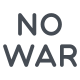 no a la guerra icon