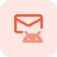 Email client software in Android operating system icon