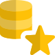 Star rated local storage backup network device icon