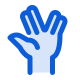 Ganze Hand icon