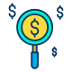 Search Dollar icon