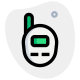 Walkie talkie transmission radio isolated on a white background icon