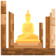 statue-de-bouddha-externe-thailande-element-justicon-flat-justicon-1 icon