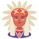 American Indian icon