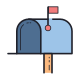 Mailbox Opened Flag Up icon