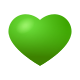 cuore verde icon