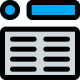 Edited paragraph body in adjustable frame layout icon