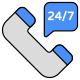24/7Hr Call Service icon