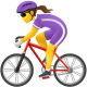 Woman Biking icon