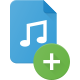 Add Audio File icon