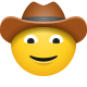 cara de chapéu de cowboy icon