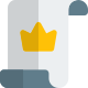 external-online-premium-membership-letter-with-crown-logotype-rewards-shadow-tal-revivo icon