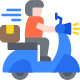 delivery man icon