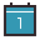 Calendar 1 icon