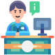 Receptionist icon