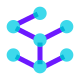 Dezentrales Netzwerk icon