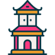 chinese temple icon