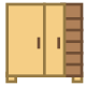 Шкаф с раздвижными дверями icon